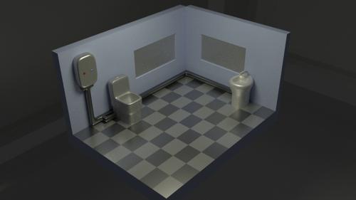 Low Poly Toilet preview image
